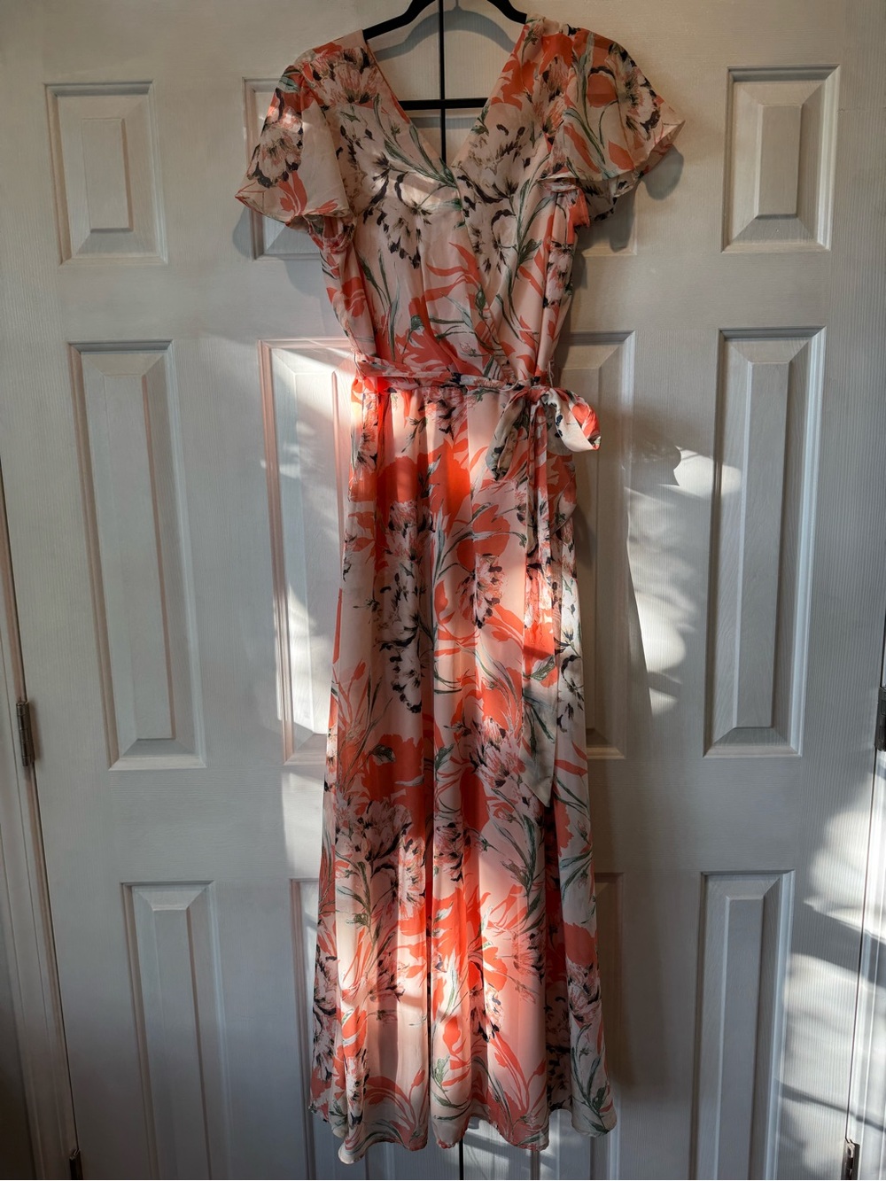 Floral Wrap Maxi Dress